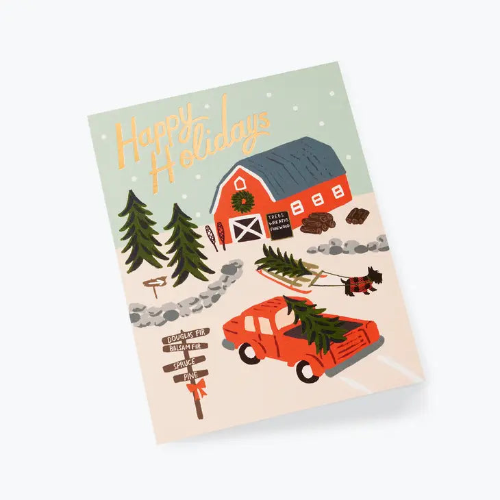 Holiday Tree Farm Boxed Card Set