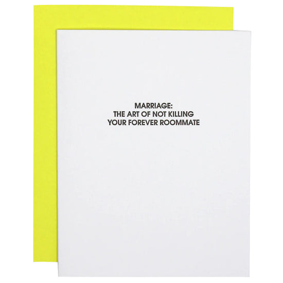 Marriage: Forever Roommate Card