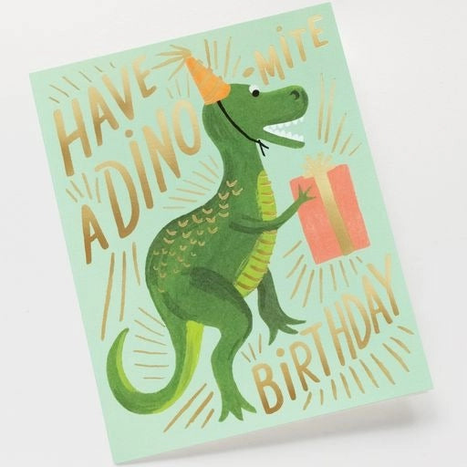 Dino-Mite Birthday Card