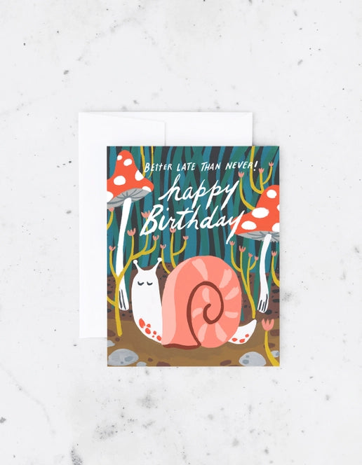 Belated Snail Card