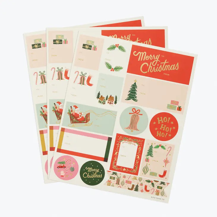 Deck the Halls Stickers & Labels