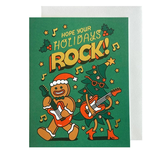 Holiday Rock Card