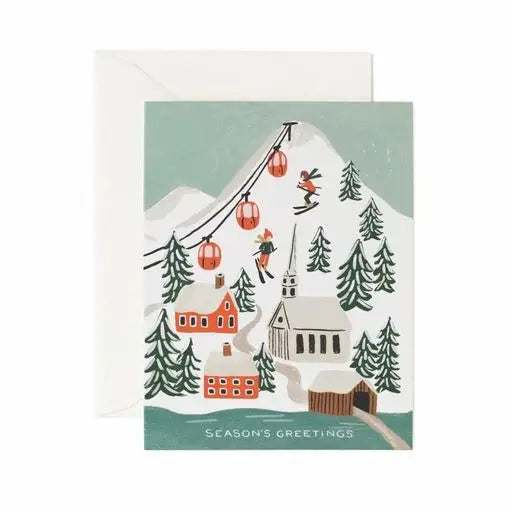 Holiday Snow Scene Card