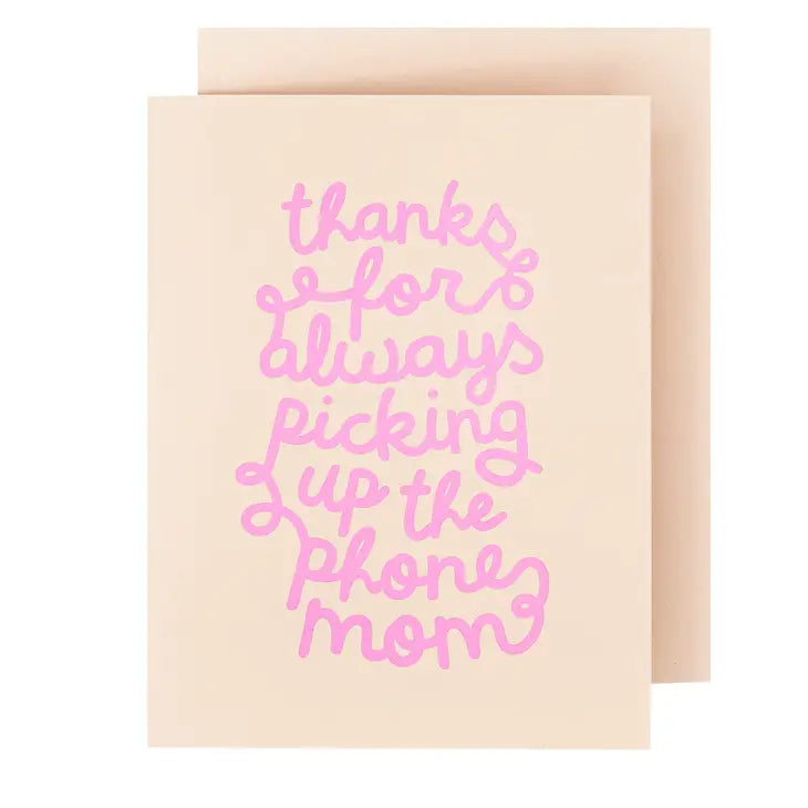 Phone Mom Card