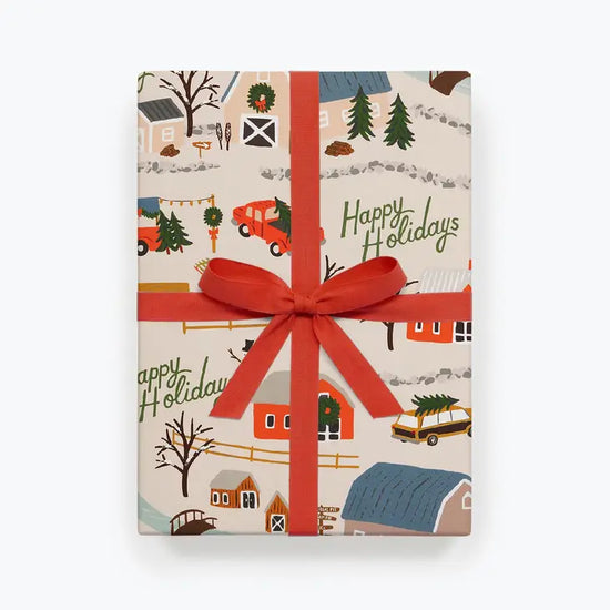 Holiday Tree Farm Wrapping Sheets