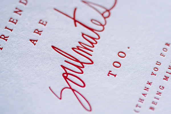 Friends Are Soulmates Too Card