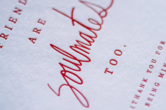 Friends Are Soulmates Too Card