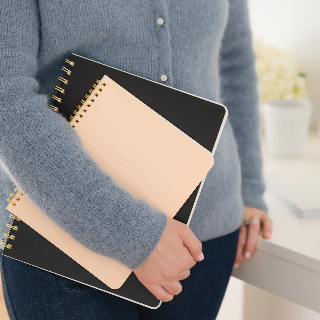 Black Large Spiral Notebook