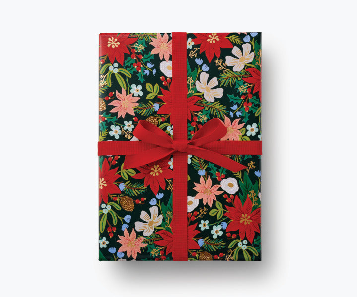 Poinsettia Wrapping Roll