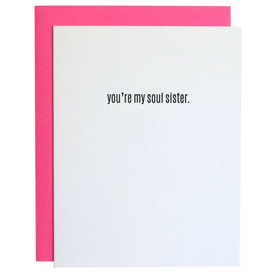 You're My Soul Sister Card