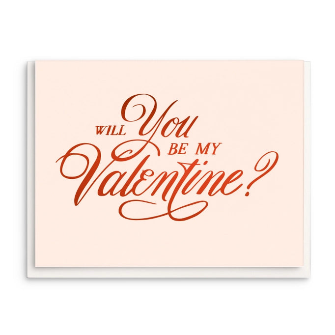 Be My Valentine Card