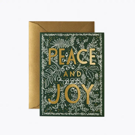 Evergreen Peace Card