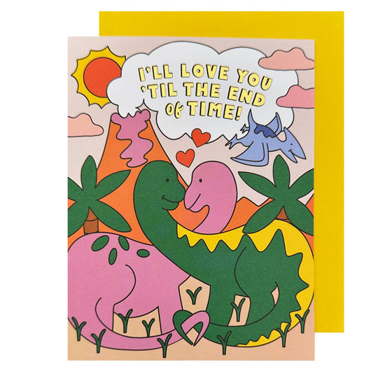 Dinosaur Love Card