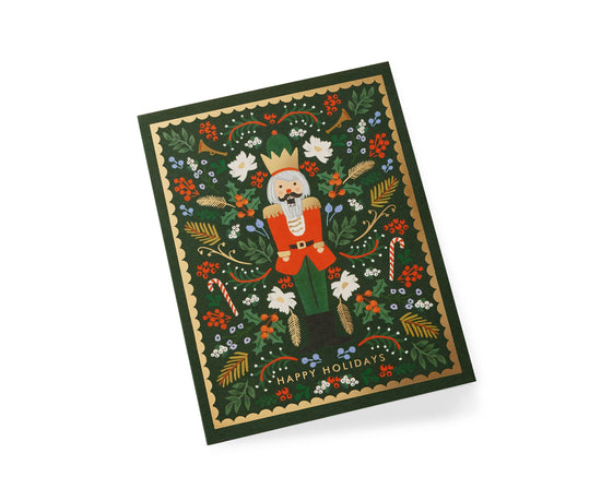 Evergreen Nutcracker Card