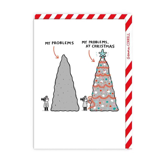 My Problems At Christmas Card