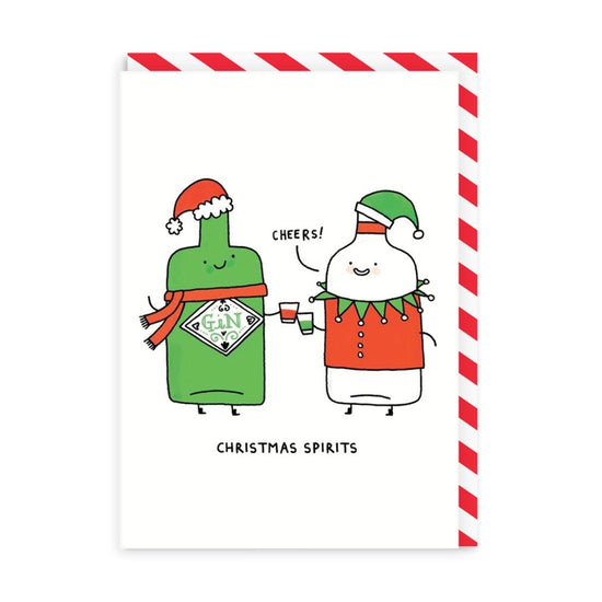 Christmas Spirits Greeting Card