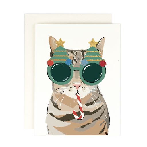 Merry Cat Card