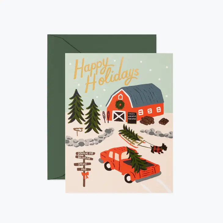 Holiday Tree Farm Boxed Card Set