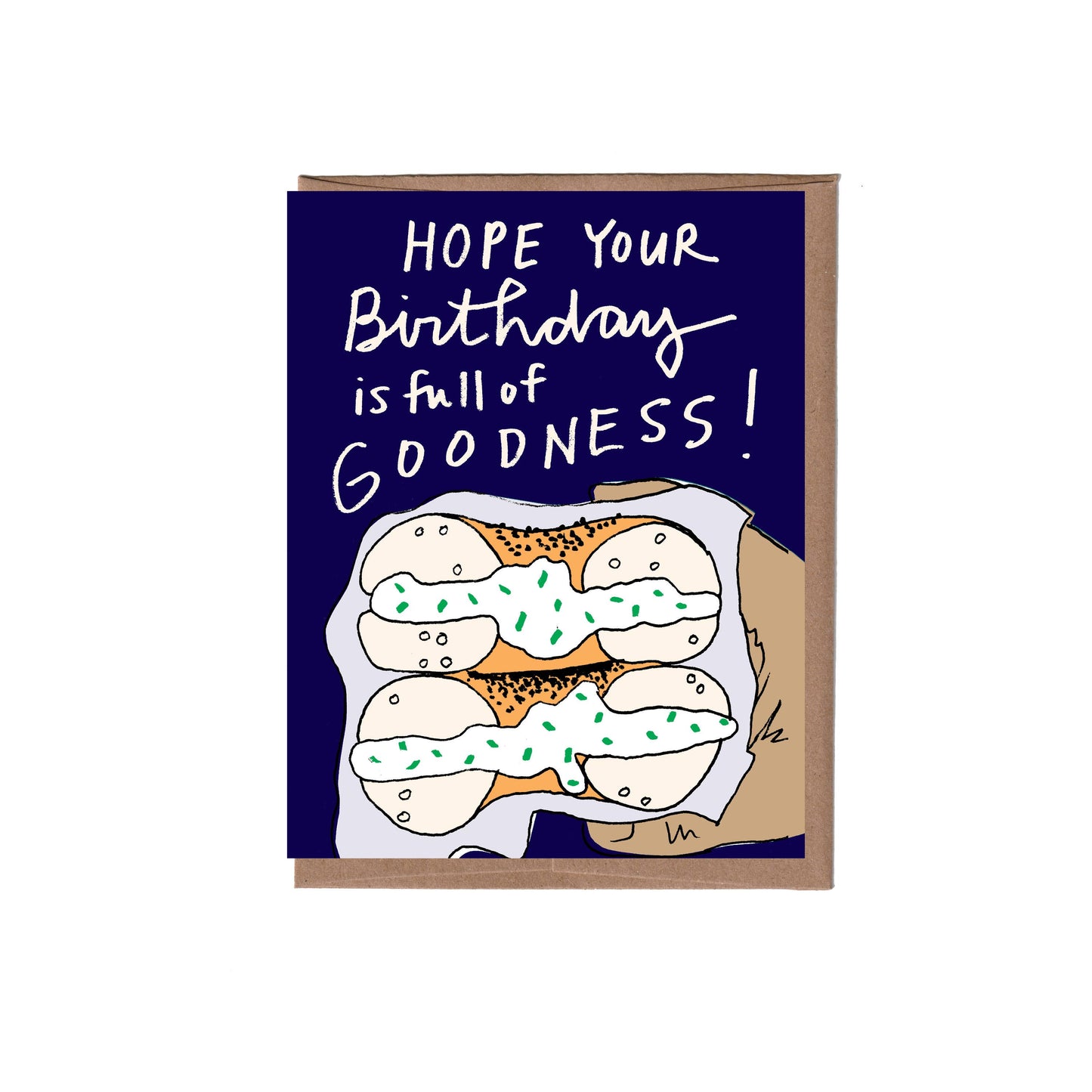 Bagel Birthday Card