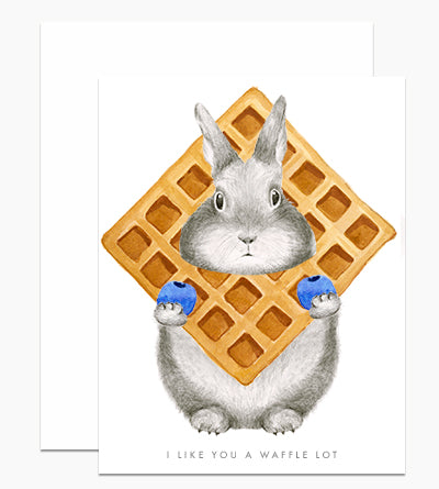 I like You A Waffle Lot Card