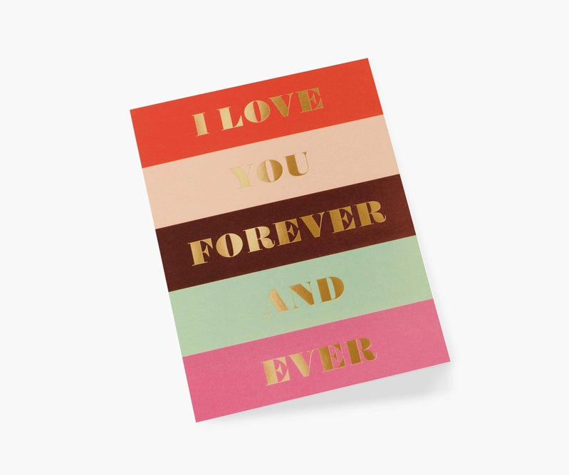 Color Block Love Card