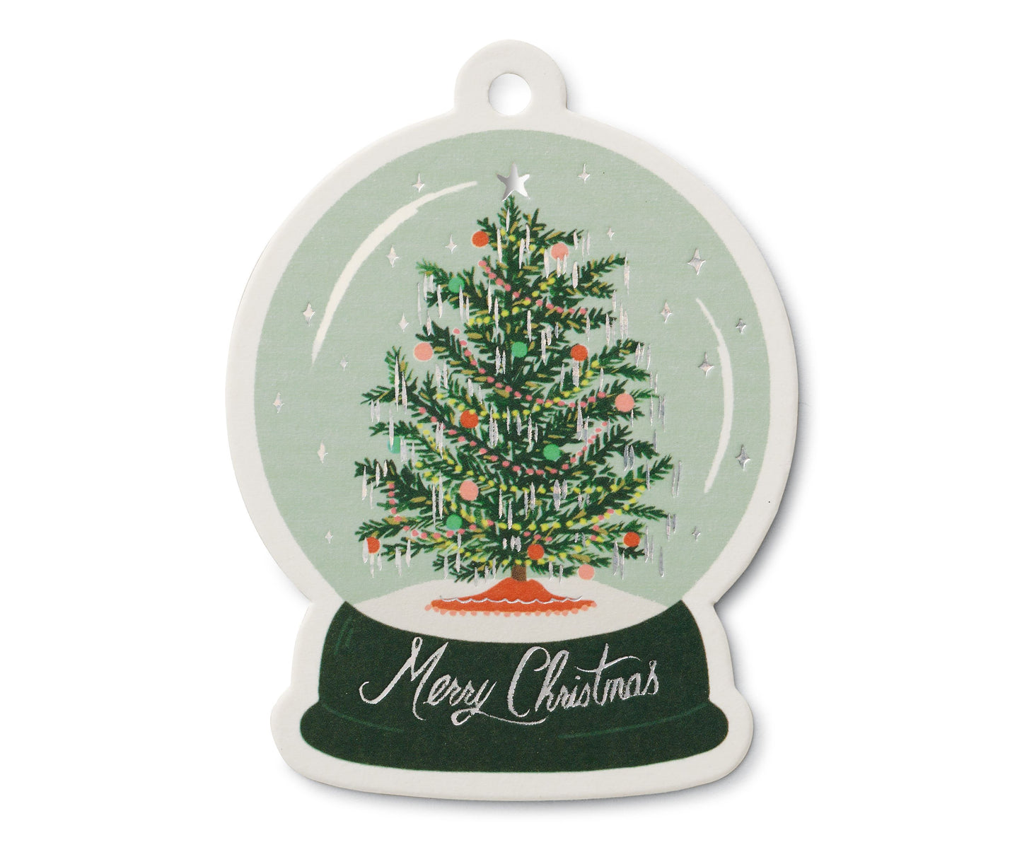 Snow Globe Gift Tag