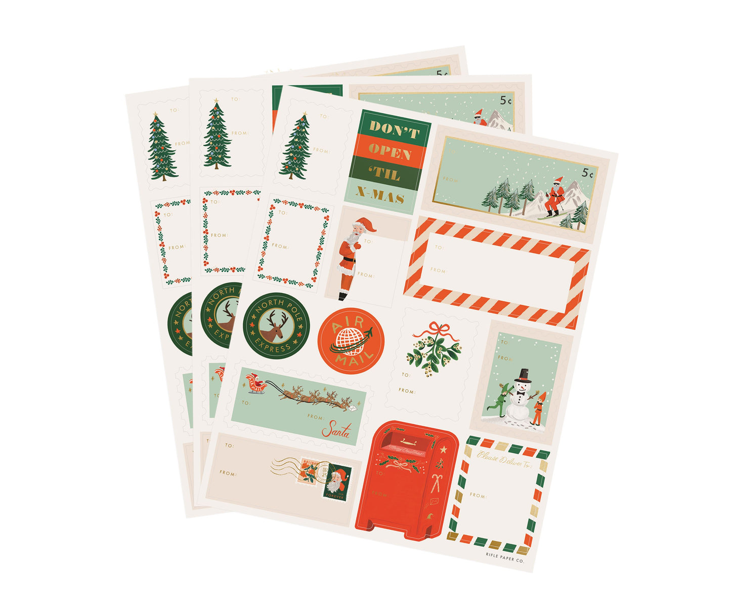 Santa's Workshop Stickers & Labels