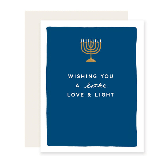 Latke Love & Light Card