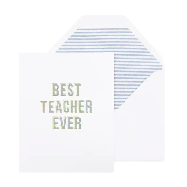 Best Teacher Ever Card