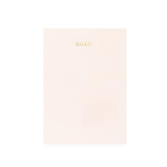 Pink Mini Notepad XOXO