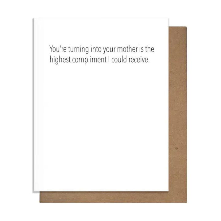 Turning Into Mom Card
