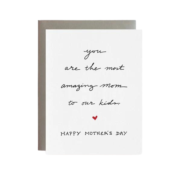 Amazing Mom to Our Kids Card