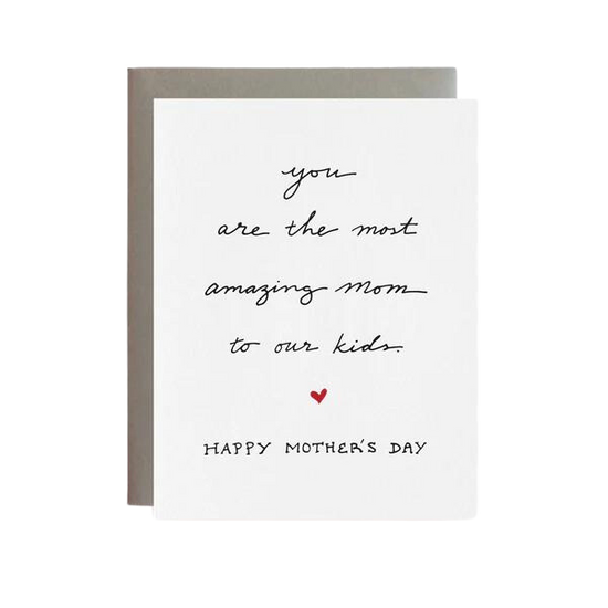 Amazing Mom to Our Kids Card