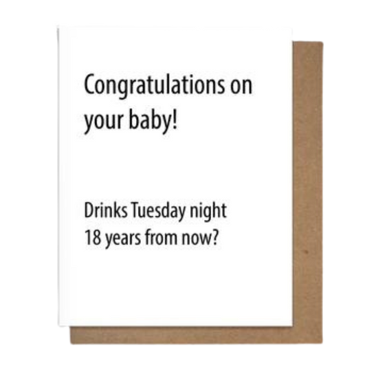 Baby Drinks Card