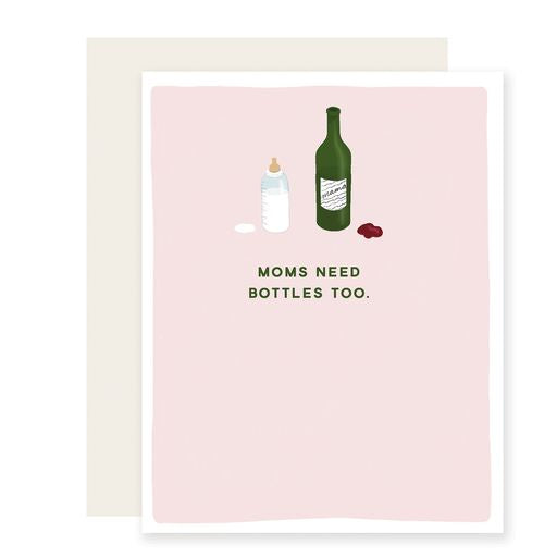 Mom Bottles Card