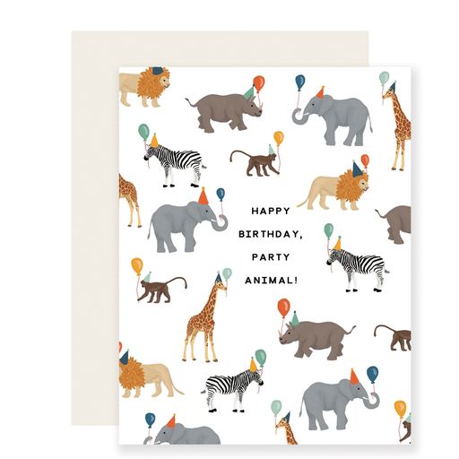 Safari Part Animal Card