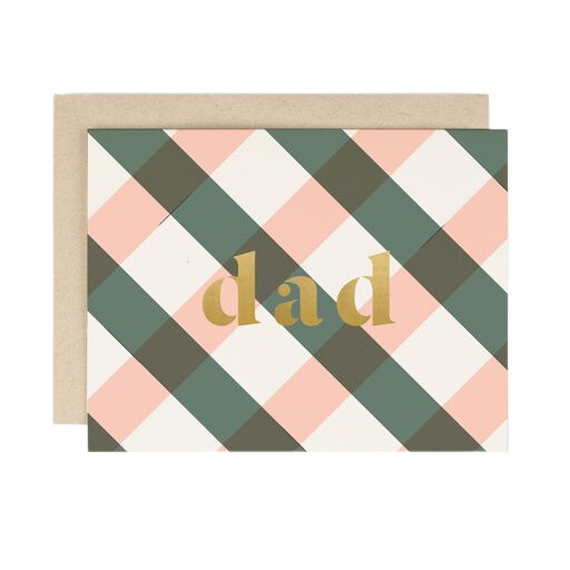 Plaid Dad Card
