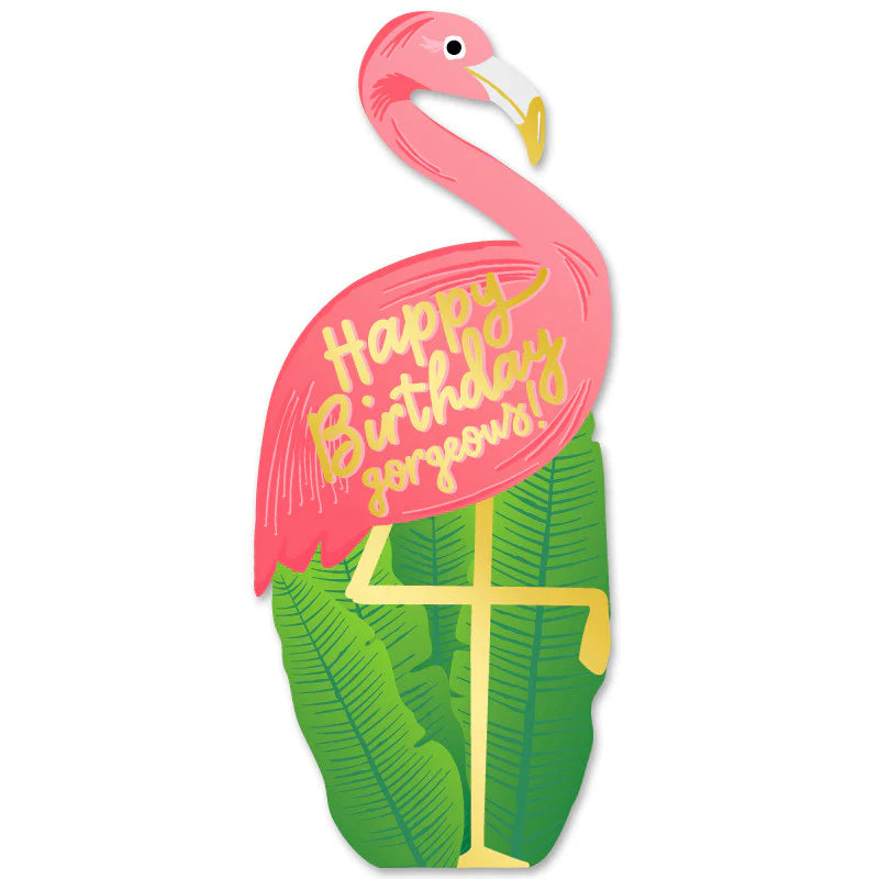 Flamingo Birthday Card