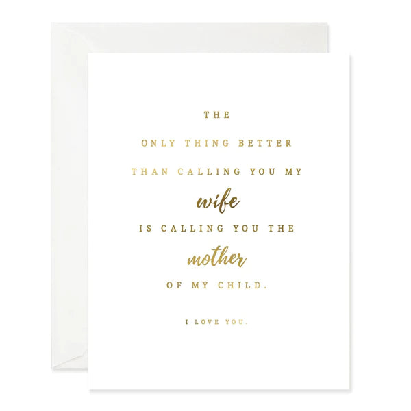 The Only Thing Better Card