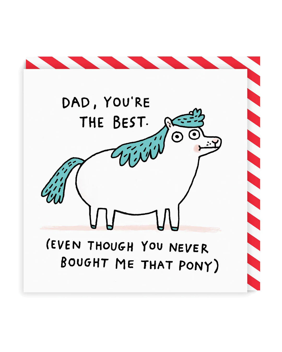 Dad Pony Card