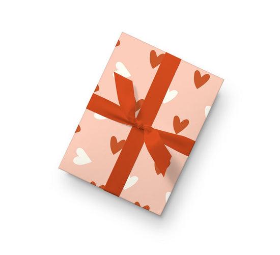 Hearts Two Gift Wrap