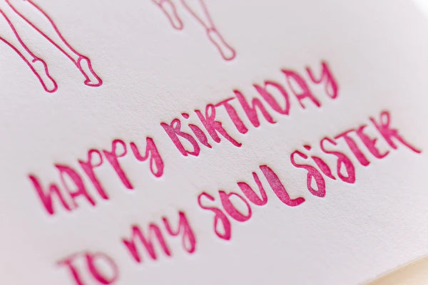 Soul Sister Birthday Card