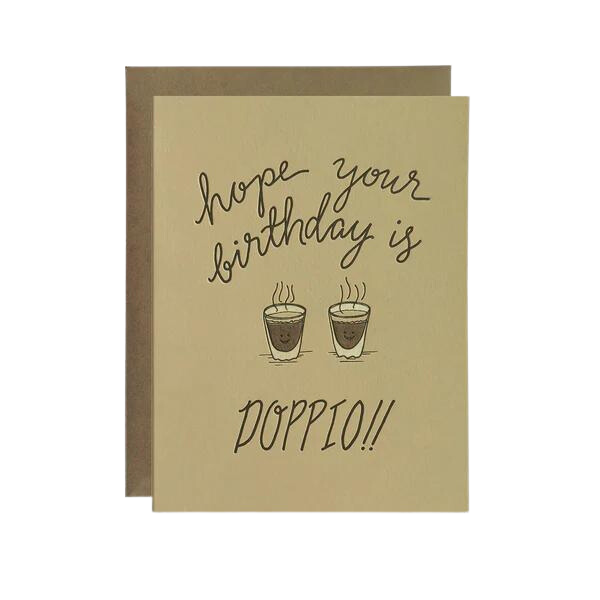 Doppio Birthday Card