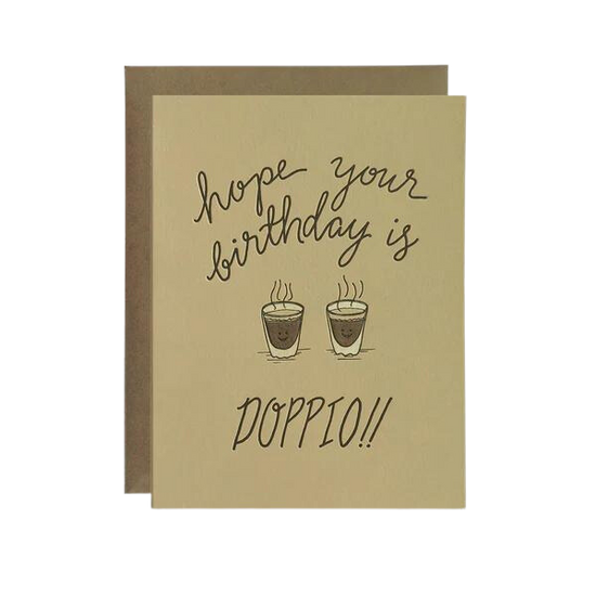 Doppio Birthday Card