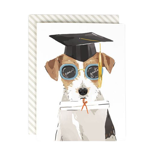 Bright Future Grad Dog Card